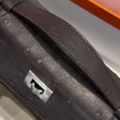 wholesale quality hermes ostrich graphite phw